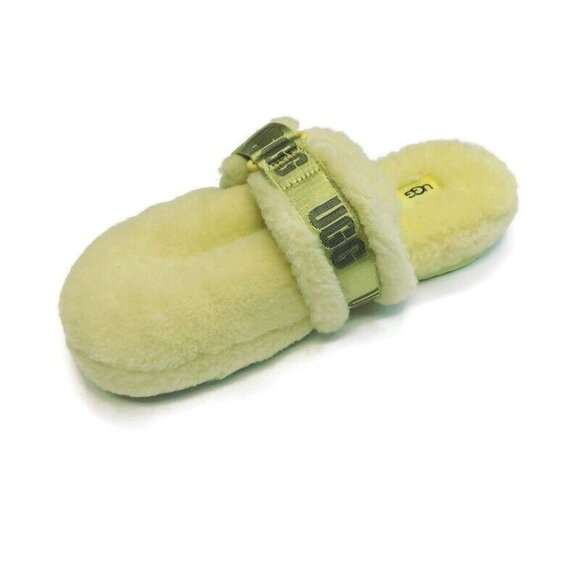UGG Mens Size 9 Fluff It Slip On Sheepskin Slippers 1118150 Margarita - Picture 3 of 8